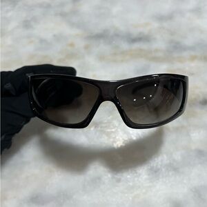 Prototype 2 Wrap Deadstock Oversized Visor Vivid Nynties Sunglasses - Midnight